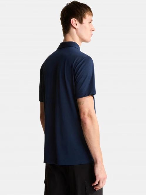 The North Face M Tanken Polo - Eu férfi galléros póló sötétkék színben 3
