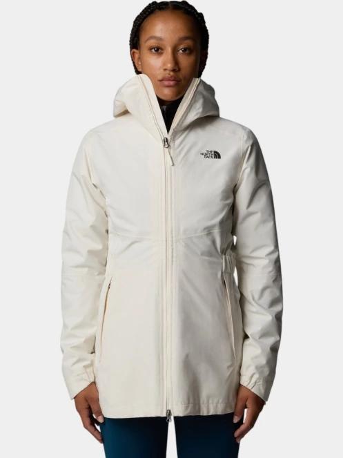The North Face W Hikesteller Parka Shell Jacket női vízhatlan túrakabát fehér színben 2