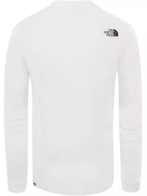 The North Face M L/S Simple Dome Tee férfi hosszú ujjú póló fehér színben 3