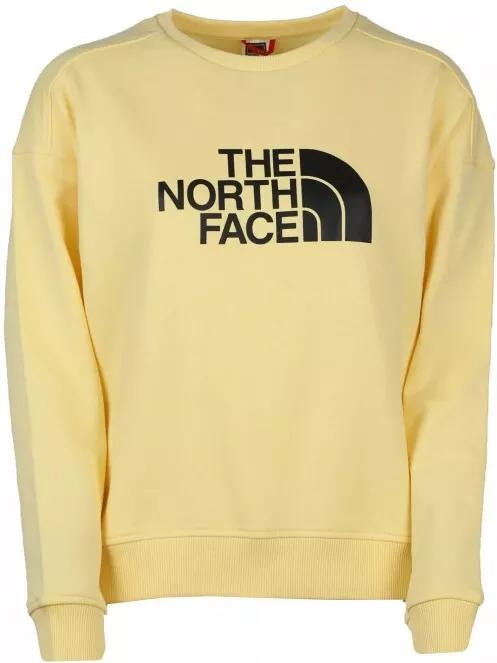 The North Face W Drew Peak Crew női pulóver sárga színben 2