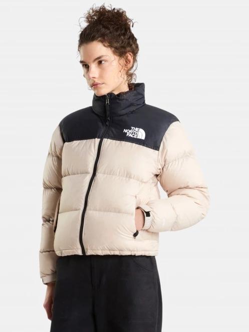 The North Face W 1996 Retro Nuptse Jacket női pehelykabát homok színben 2