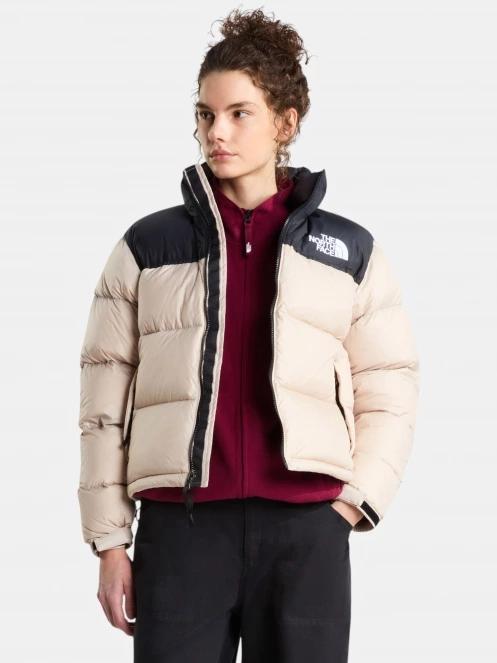 The North Face W 1996 Retro Nuptse Jacket női pehelykabát homok színben 3
