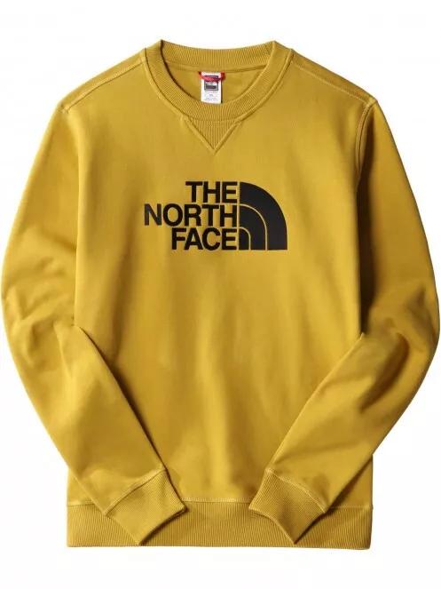 The North Face M Drew Peak Crew férfi pulóver sárga színben 2