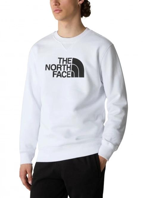 The North Face M Drew Peak Crew férfi pulóver fehér színben 2