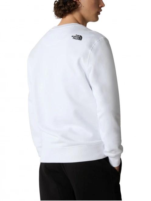 The North Face M Drew Peak Crew férfi pulóver fehér színben 3