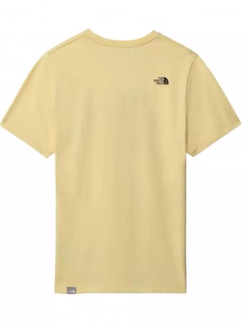 The North Face W S/S Easy Tee női rövid ujjú póló sárga színben 3