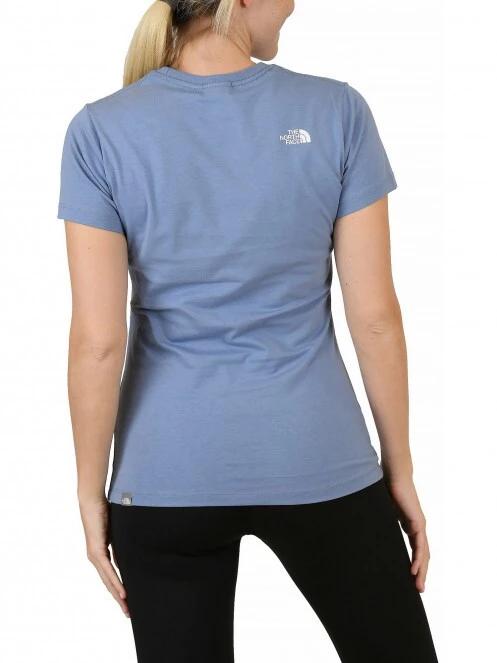 The North Face W S/S Easy Tee női rövid ujjú póló világoskék színben 4