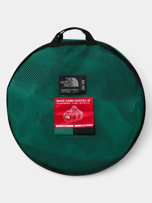 The North Face Base Camp Duffel - M utazótáska sötétzöld színben 5