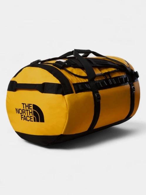 The North Face Base Camp Duffel sporttáska sárga színben 2