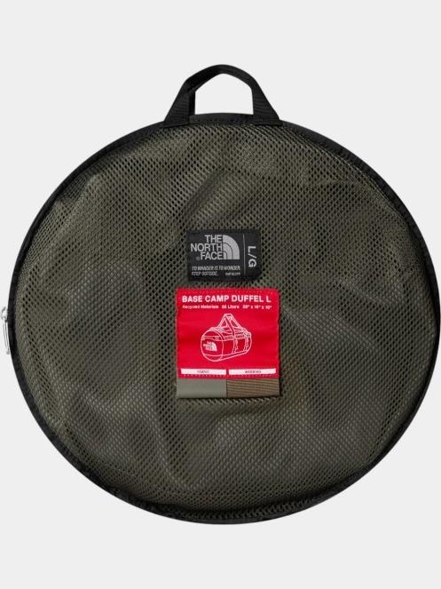 The North Face Base Camp Duffel sporttáska oliva színben 5