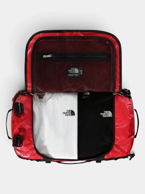 The North Face Base Camp Duffel - S sporttáska piros színben 4