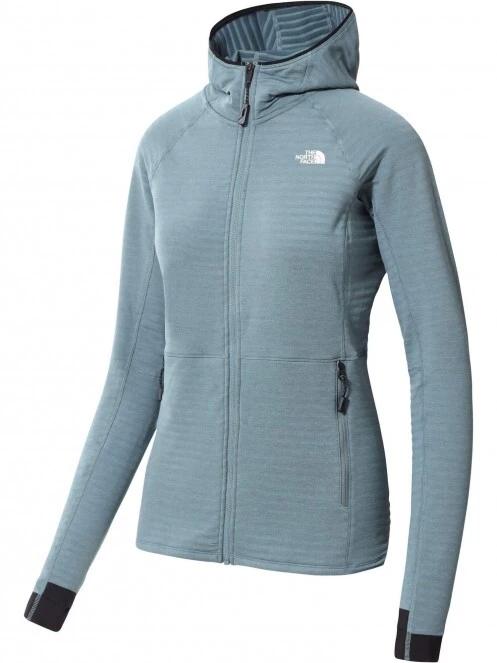 The North Face W Circadian Midlayer Hoodie női polár pulóver világoskék színben 2