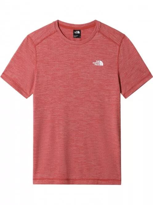 The North Face M Lightning S/S Tee férfi rövid ujjú sport póló piros színben 2