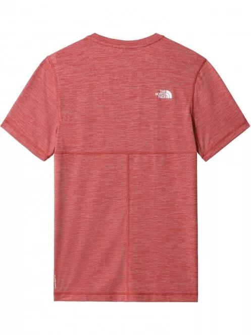 The North Face M Lightning S/S Tee férfi rövid ujjú sport póló piros színben 3