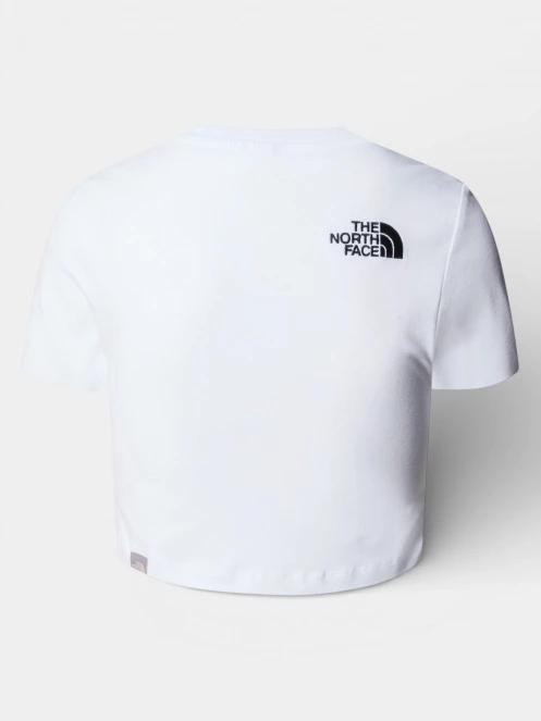 The North Face W Essential Cropped Slim Short Sleeve Te női crop top fehér színben 6