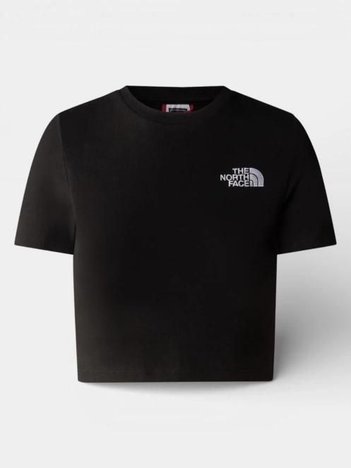 The North Face W Essential Cropped Slim Short Sleeve Te női crop top fekete színben 2