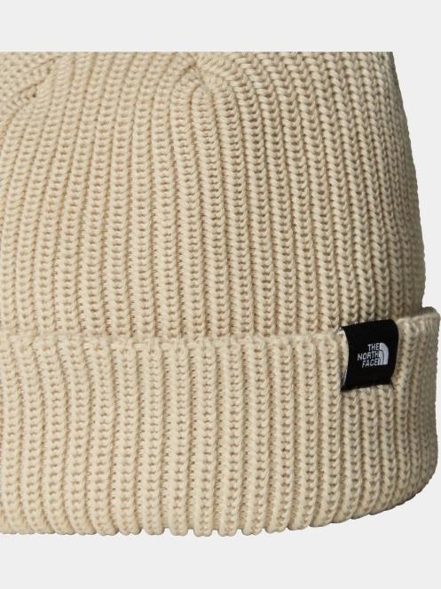 The North Face Tnf Fisherman Beanie kötött sapka homok színben 3