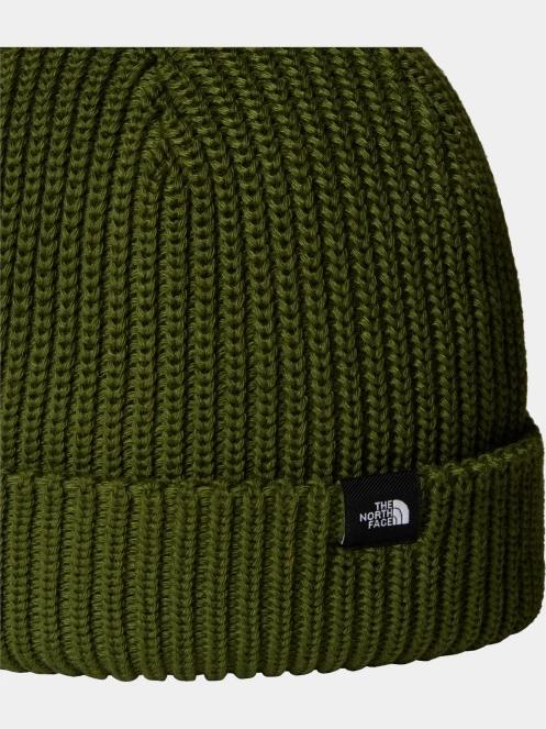 The North Face Tnf Fisherman Beanie kötött sapka zöld színben 3