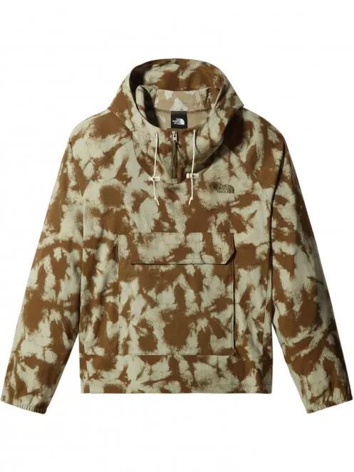 The North Face M Printed Class V Pullover férfi utcai kabát barna színben 2
