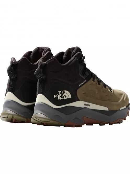 The North Face M Vectiv Exploris Mid Futurelight Lthr férfi vízhatlan túrabakancs oliva színben 4