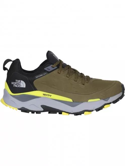 The North Face M Vectiv Exploris Futurelight Lthr férfi vízhatlan túracipő oliva színben 2