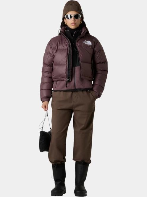 The North Face W Nuptse Short Jacket női pehelykabát lila színben 4
