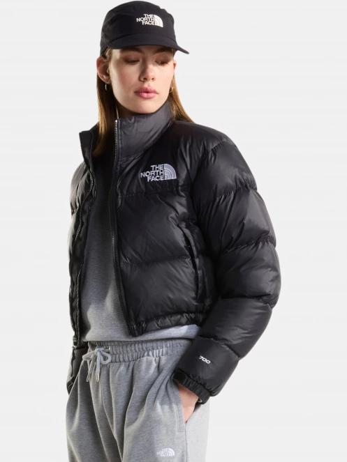 The North Face W Nuptse Short Jacket női pehelykabát fekete színben 3