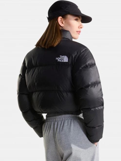The North Face W Nuptse Short Jacket női pehelykabát fekete színben 4