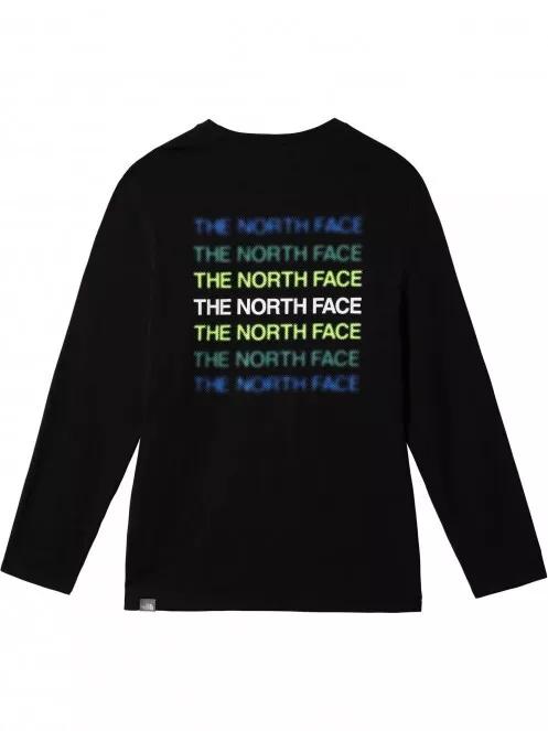 The North Face M L/S Graphic Tee férfi hosszú ujjú póló fekete színben 3
