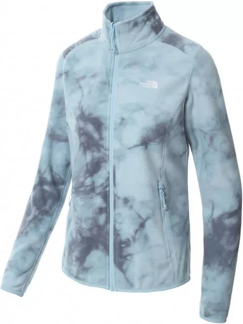 The North Face W 100 Glacier Fz női polár pulóver világoskék színben 2