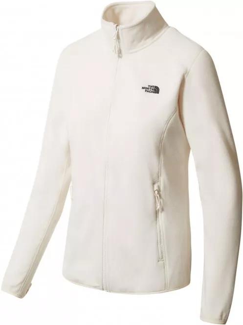 The North Face W 100 Glacier Fz női polár pulóver fehér színben 2