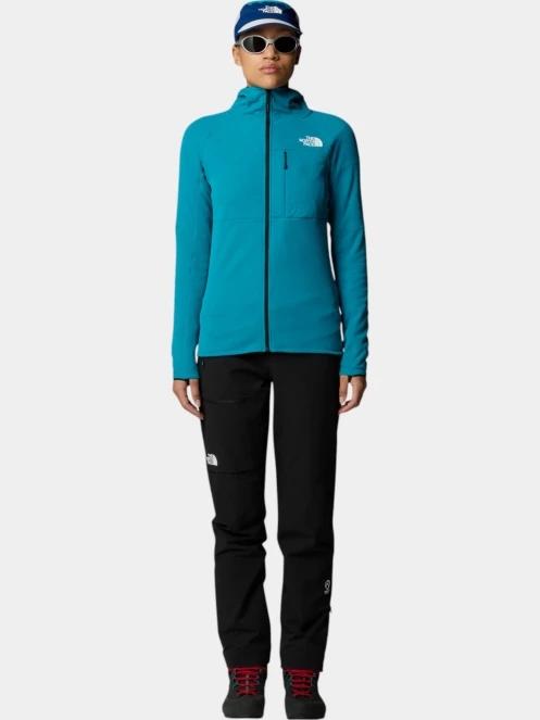 The North Face W Summit Futurefleece Fz Hoodie női polár pulóver zöld színben 4
