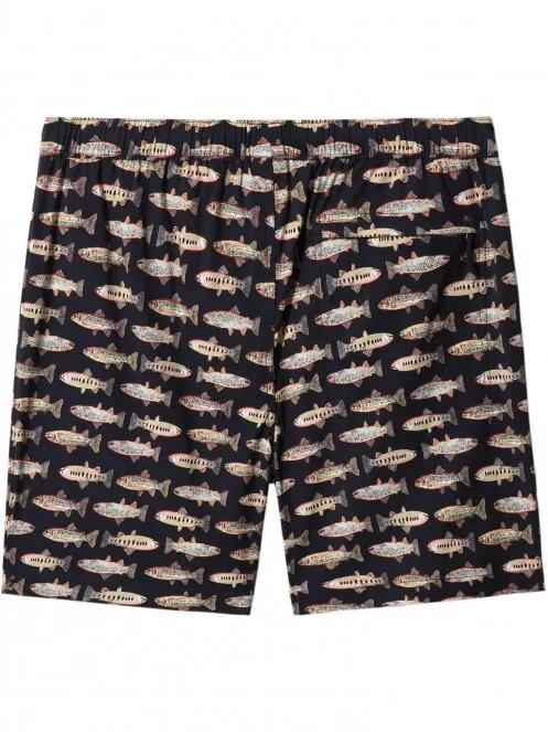 The North Face M Printed Class V Pull On Short férfi rövidnadrág sötétkék színben 3