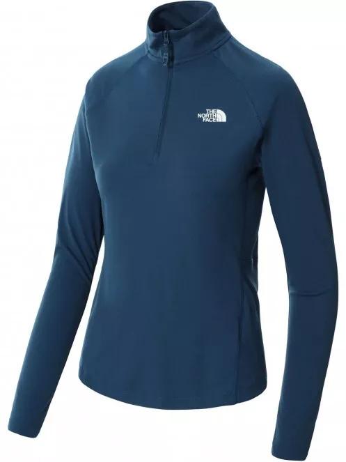 The North Face W Flex Ii 1/4 Zip női hosszú ujjú sport póló kék színben 2