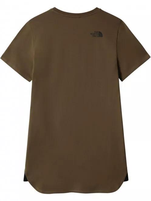 The North Face W Simple Dome Tee Dress Update női ruha oliva színben 3