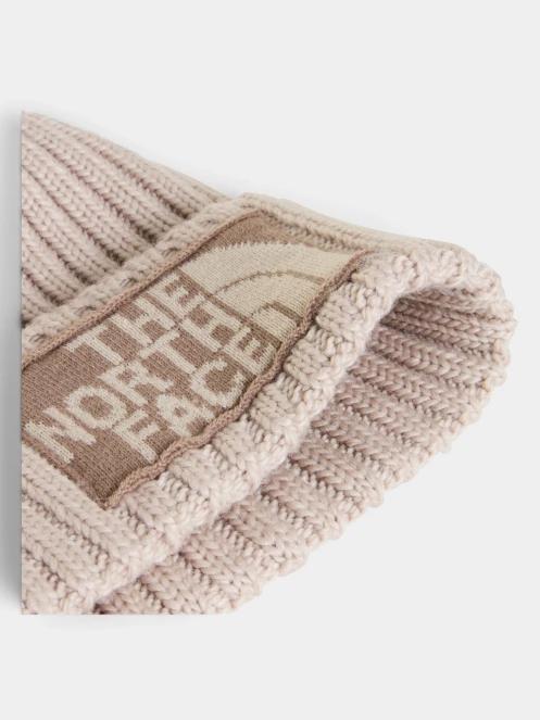 The North Face Heritage Ski Tuke bojtos sapka homok színben 3