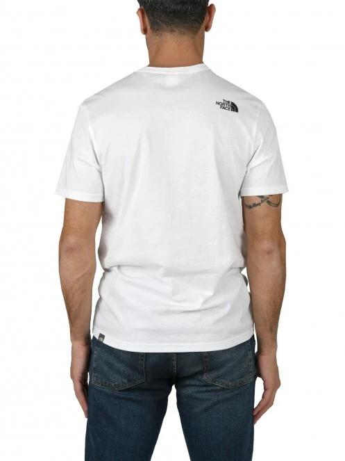 The North Face M S/S Never Stop Exploring Tee férfi rövid ujjú póló fehér színben 4