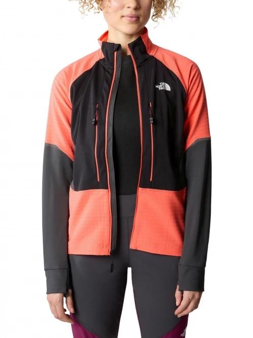 The North Face W Dawn Turn Softshell Fz női softshell kabát narancssárga színben 2
