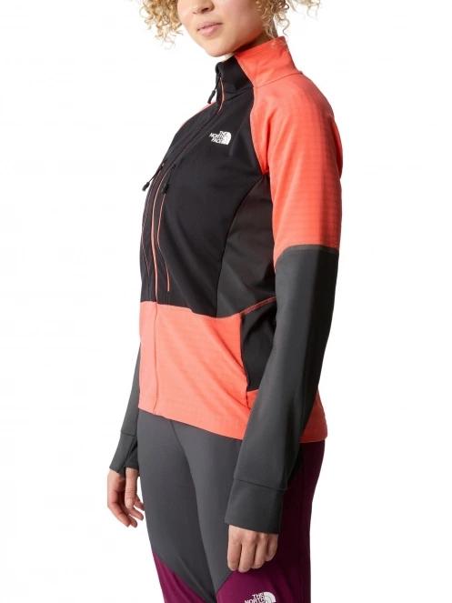 The North Face W Dawn Turn Softshell Fz női softshell kabát narancssárga színben 4