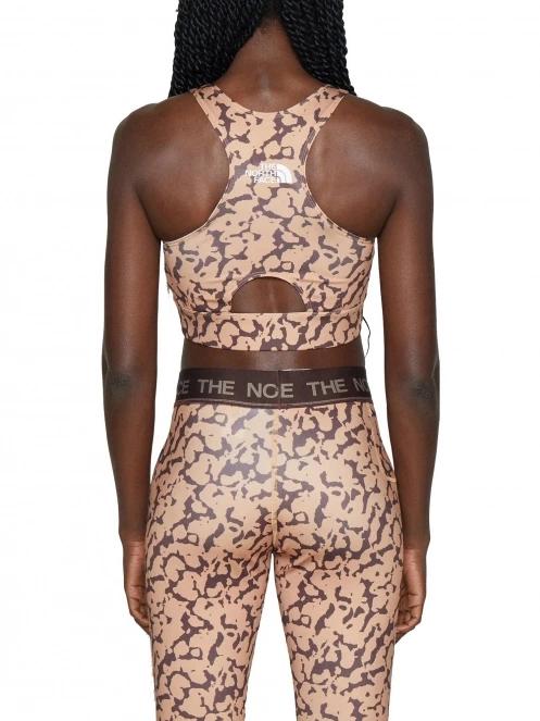 The North Face W Flex Bra női sportmelltartó barna színben 3