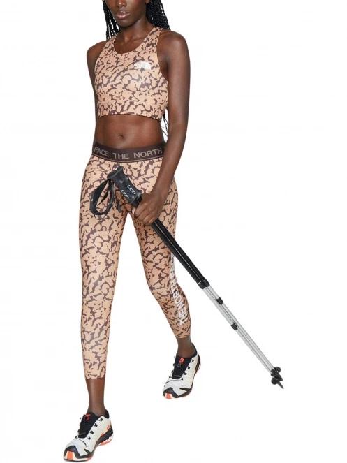 The North Face W Flex Bra női sportmelltartó barna színben 4