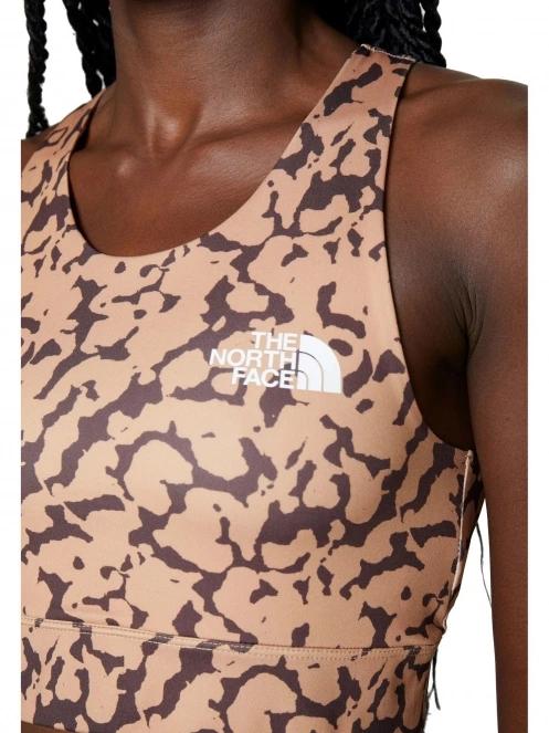 The North Face W Flex Bra női sportmelltartó barna színben 5