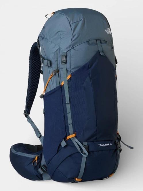 The North Face Trail Lite 50 túrahátizsák kék színben 2