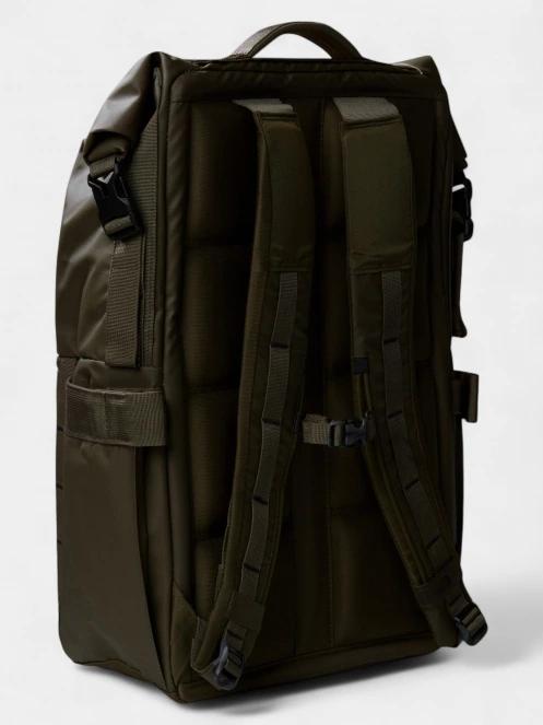 The North Face Base Camp Voyager Rolltop hátizsák oliva színben 3