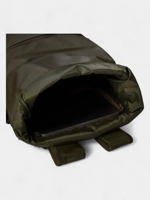 The North Face Base Camp Voyager Rolltop hátizsák oliva színben 4