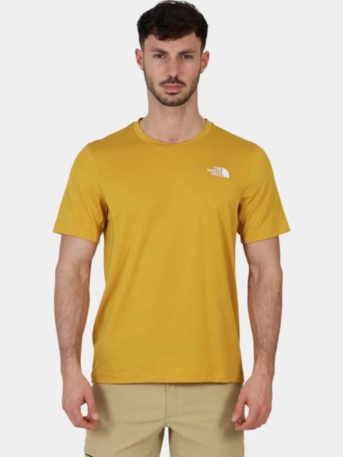 The North Face M Lightbright S/S Tee férfi rövid ujjú sport póló sárga színben 2