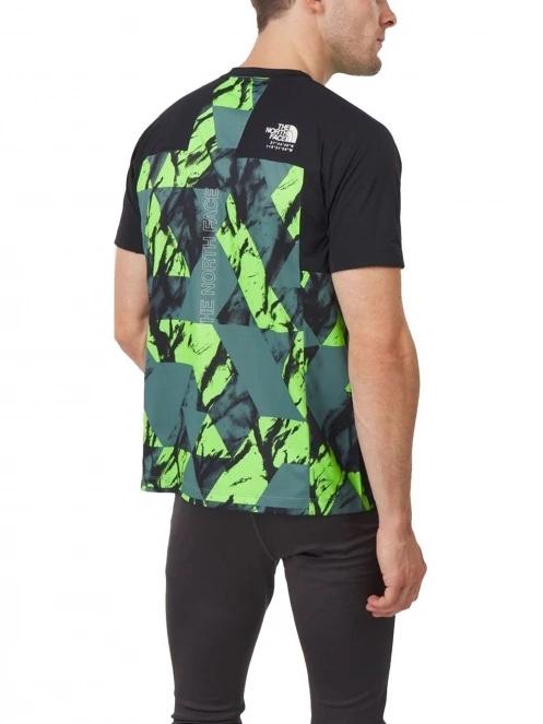 The North Face Valday Tee Print férfi rövid ujjú sport póló oliva színben 3