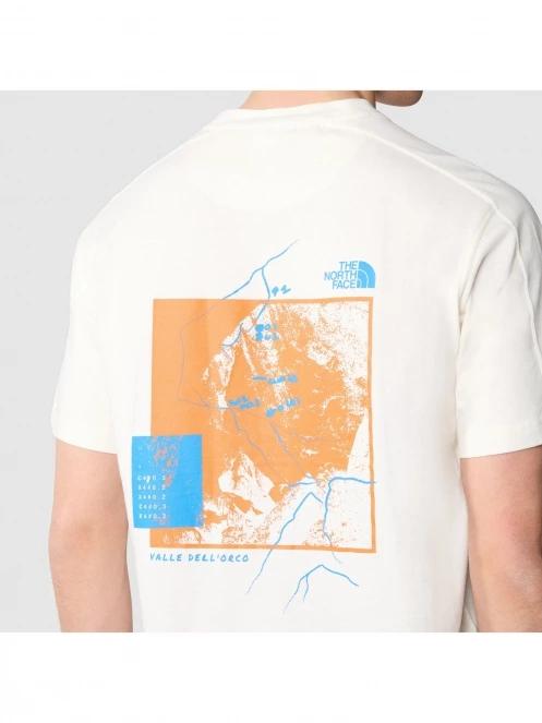 The North Face M Outdoor S/S Tee férfi rövid ujjú sport póló fehér színben 5