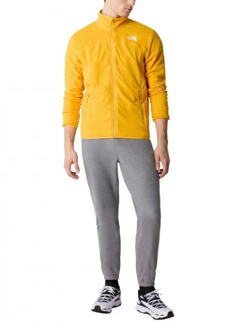 The North Face M 100 Glacier Full Zip férfi polár pulóver sárga színben 5