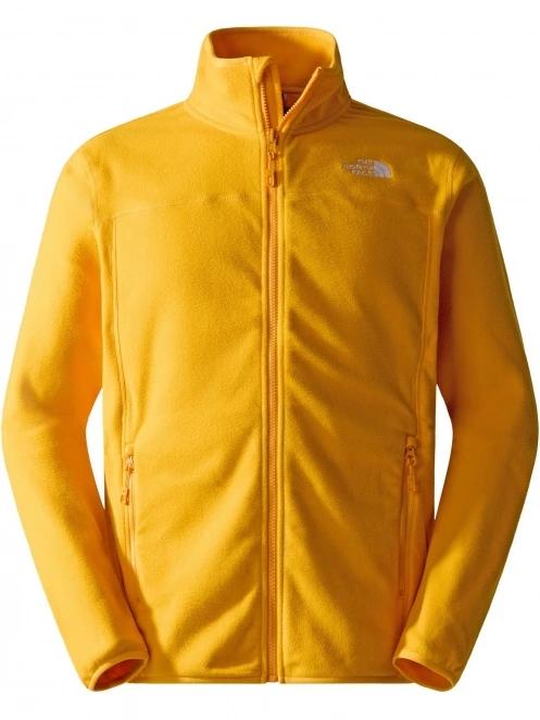 The North Face M 100 Glacier Full Zip férfi polár pulóver sárga színben 6